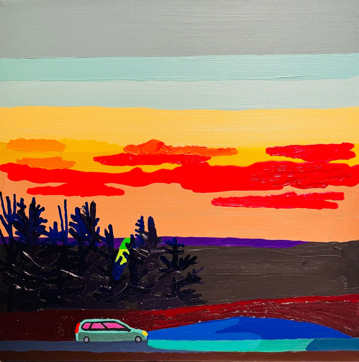 Got a feeling that I can't explain we had to leave this place we won't go back again