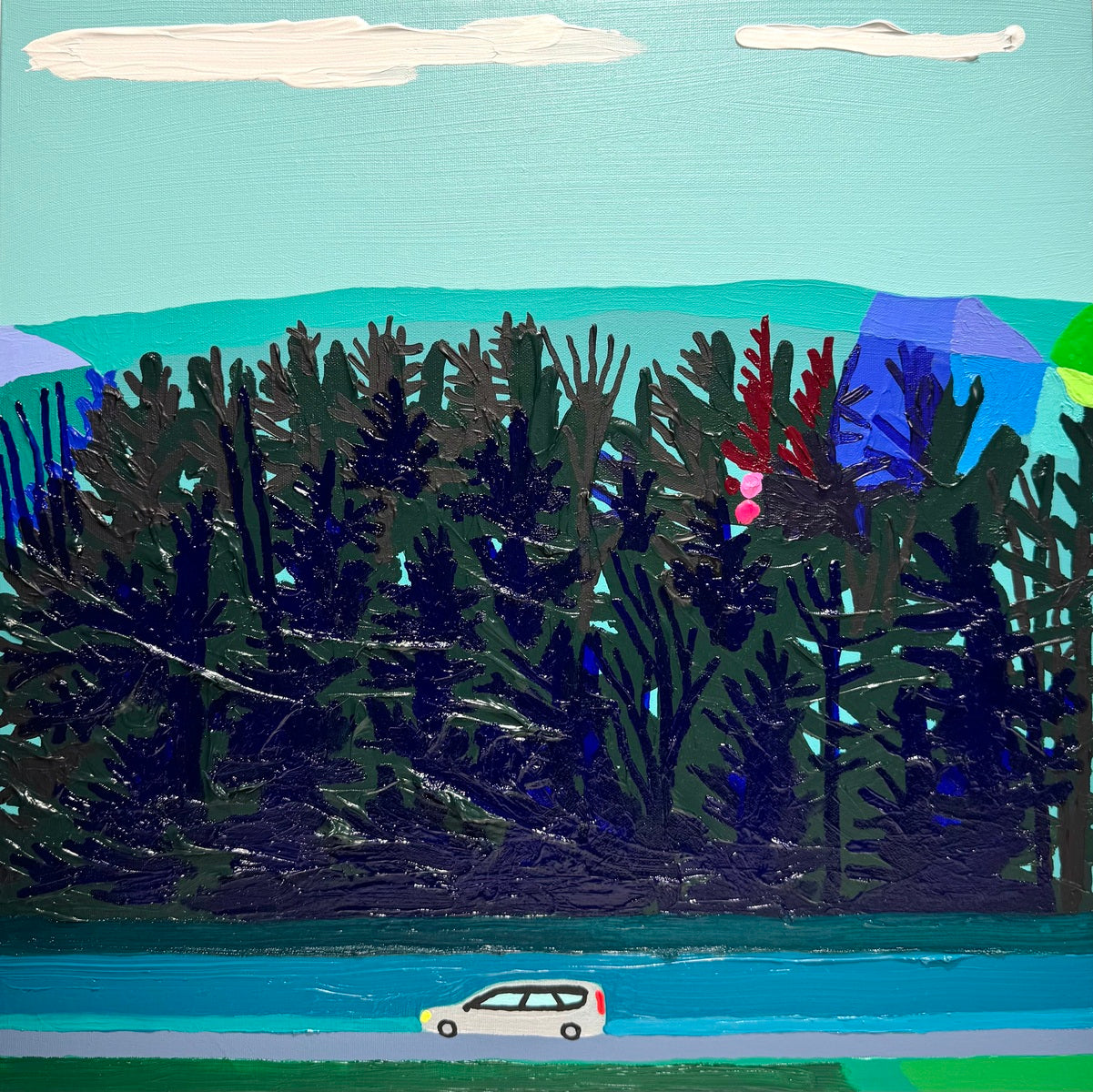 Where lands are green and skies are blue