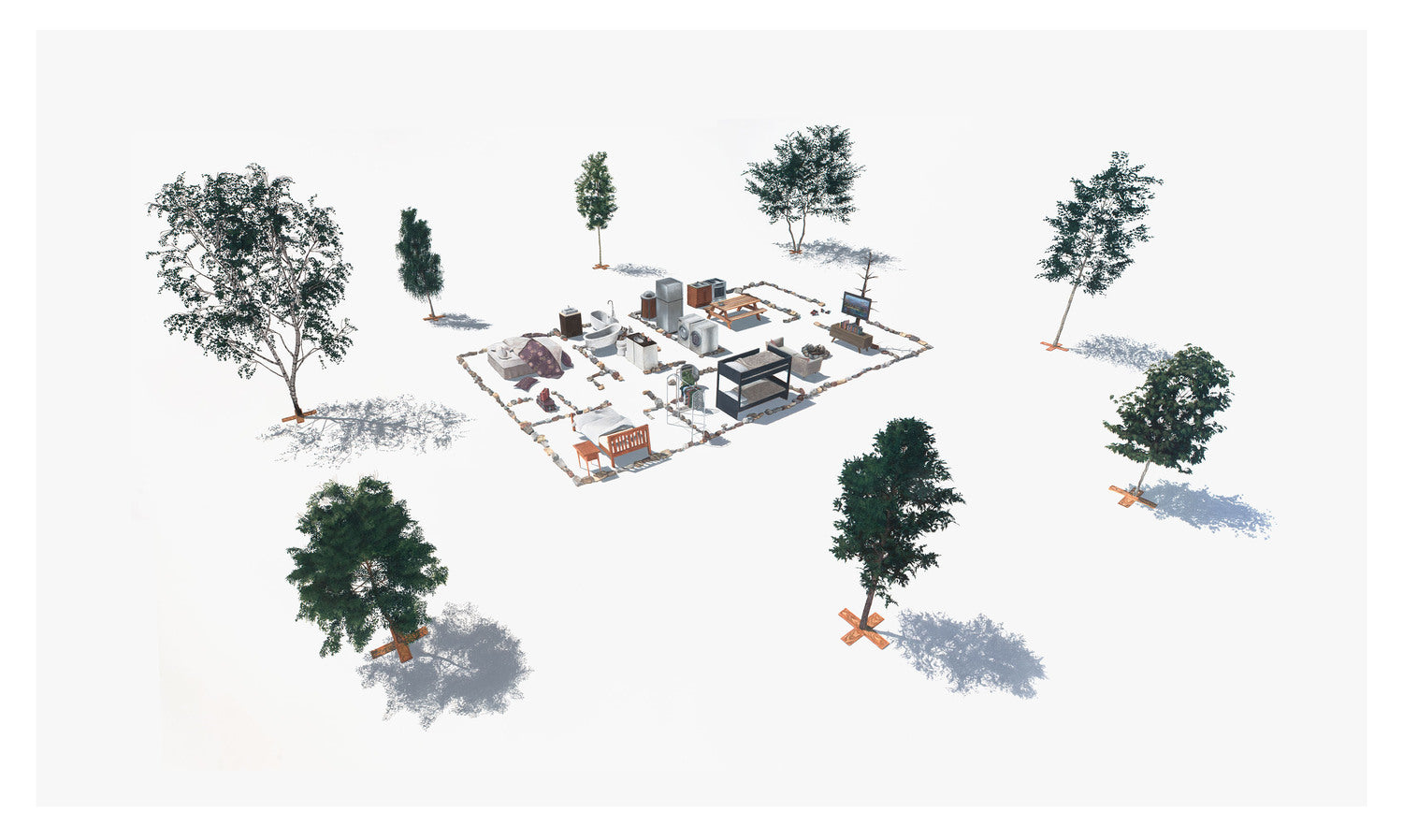 Floor Plan for Adorable Bungalow
