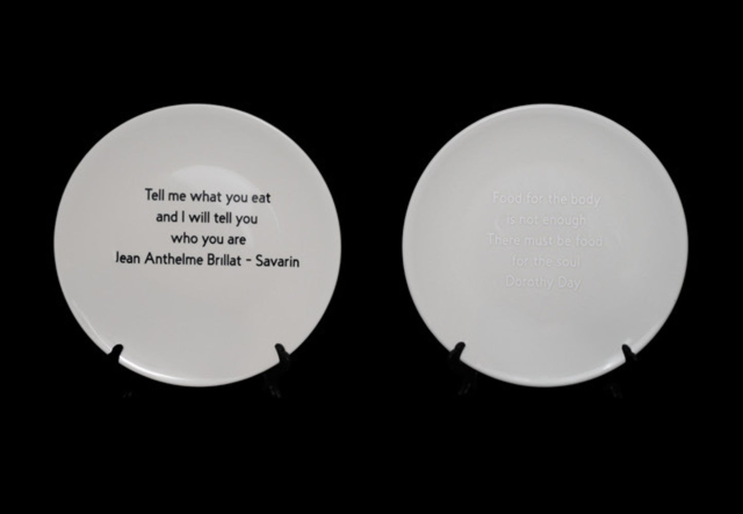 Vinyl letters on plates/ objects